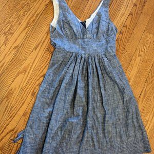 B.Smart Short Denim Dress